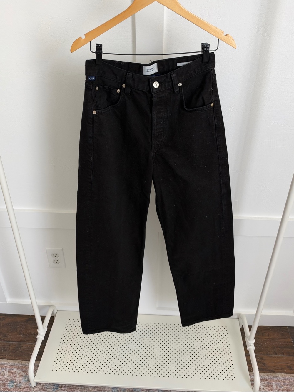 Citizens of Humanity Ayla Baggy Jeans Solid Black